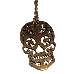SKULL necklace halloween night of the dead